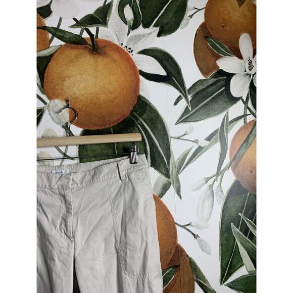 J Jill Size 6 Missy Live in Chino Pants Cotton Blend Khaki Beige - Picture 5 of 6